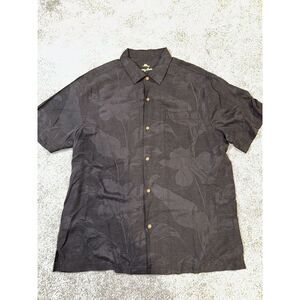 Tommy Bahama 100% Silk XL 2021 Pour In The New Year Gold Embroidery #63